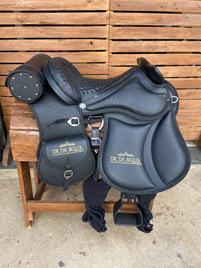 Sela De Cabeça Em Gel com Alforge E Porta Bebidas Especial Cavalgada - PERSONALIZADA